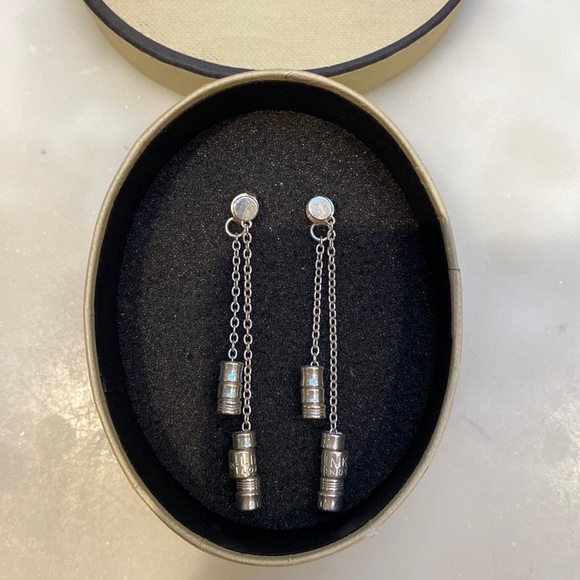 Excellent condition sterling silver Links of London dangle earrings - Picture 1 of 4